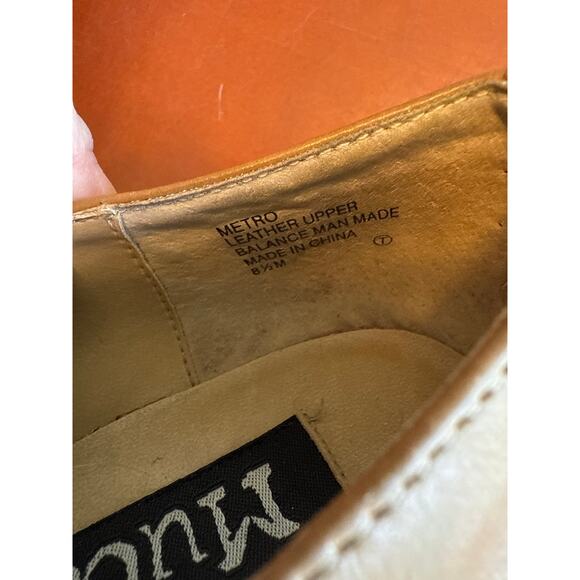 Mudd Metro Tan Platform Boots Y2K Chunky Heel Vintage Size 8.5 70's Retro Shoe - Picture 4 of 7